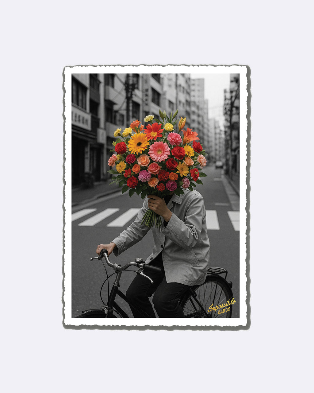 Impossible Card Postkarte - Blumenstrauß