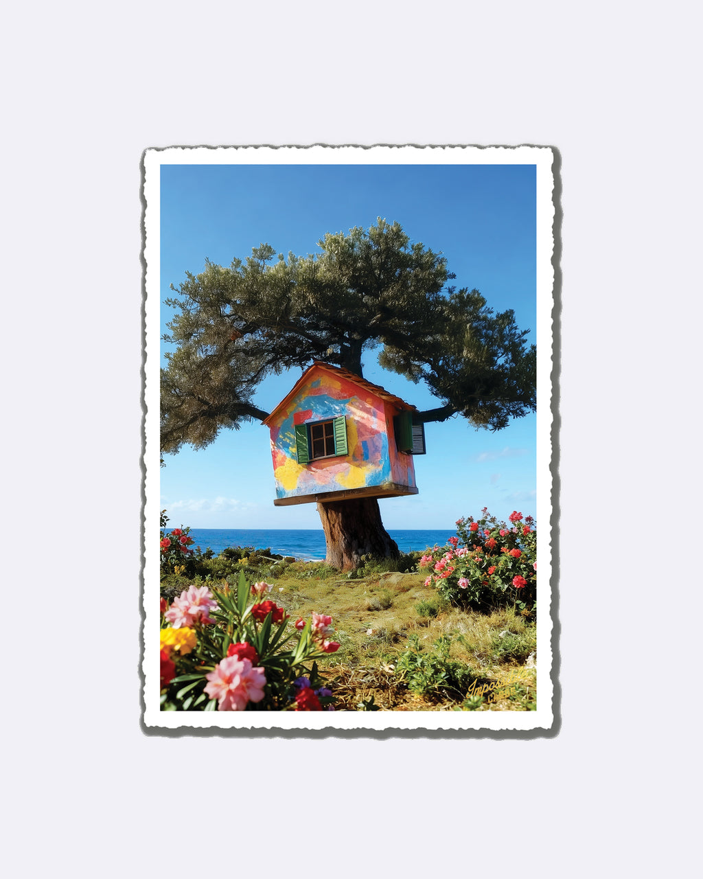 Impossible Card Postkarte - Baumhaus