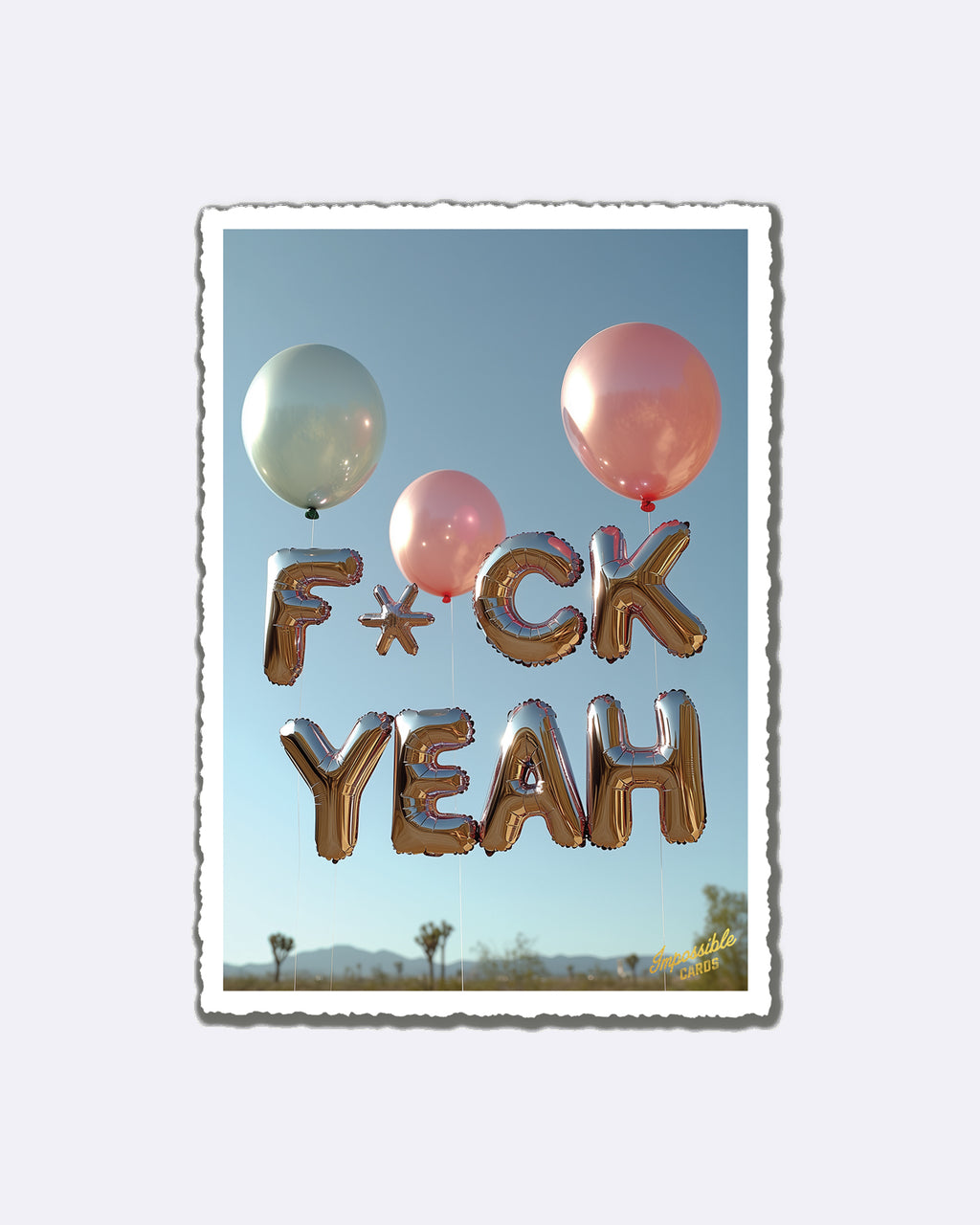 Impossible Card Postkarte - Fuck Yeah