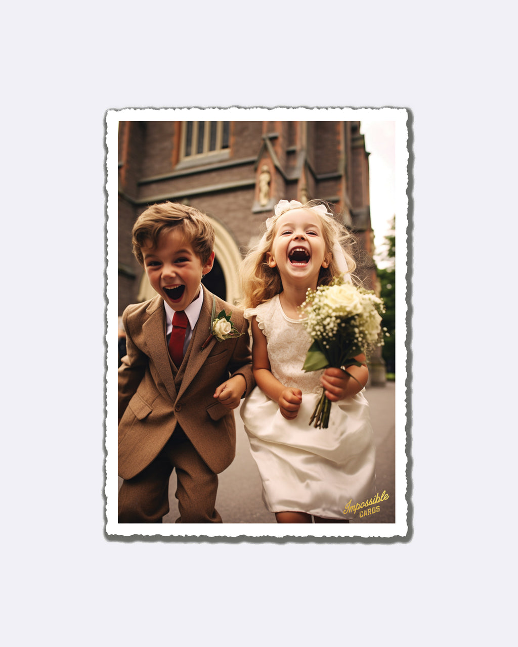 Impossible Card Postkarte - Ehepaar