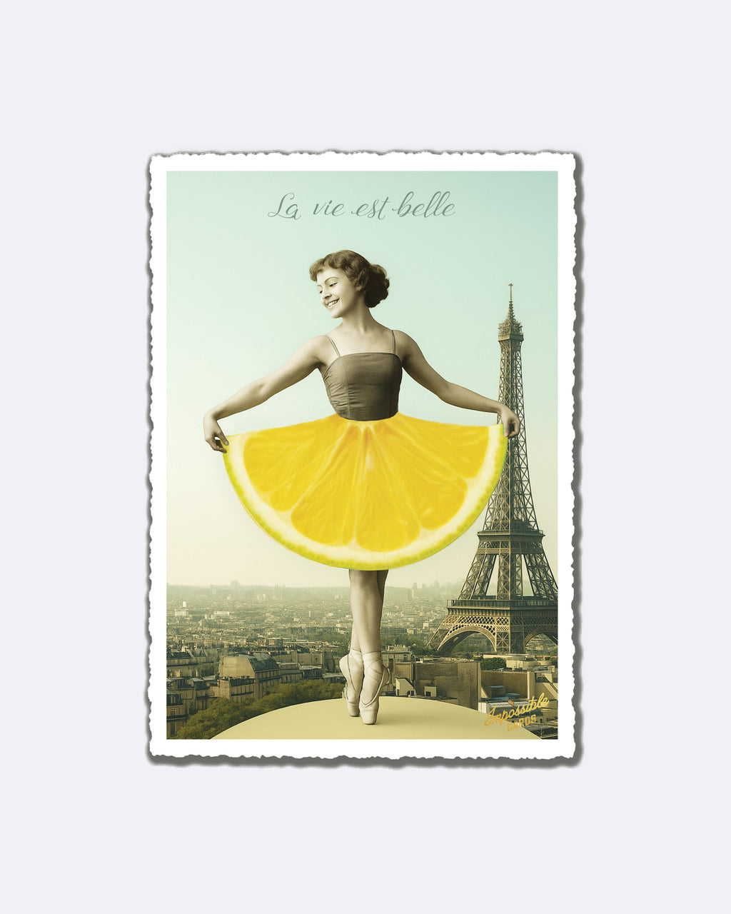 Impossible Card Postkarte - La vie est belle