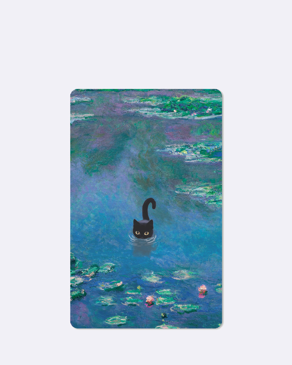 Mini cartes postales - Chat du lac