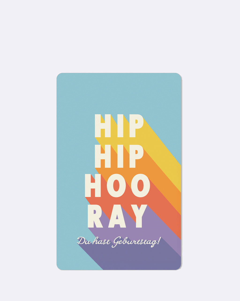 Mini Postkarten - Hip Hip Hooray
