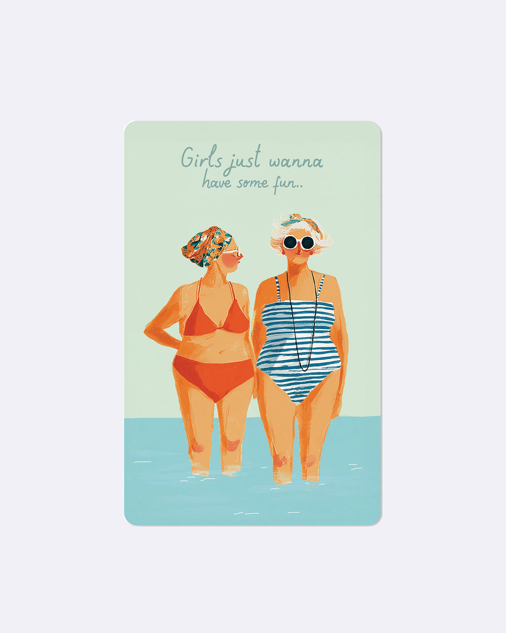 Mini Postkarten - Girls just wanna