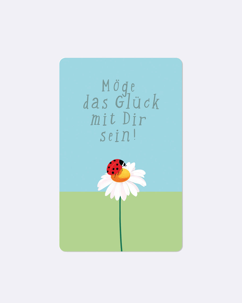 Mini Postkarten - Möge das Glück mit dir sein