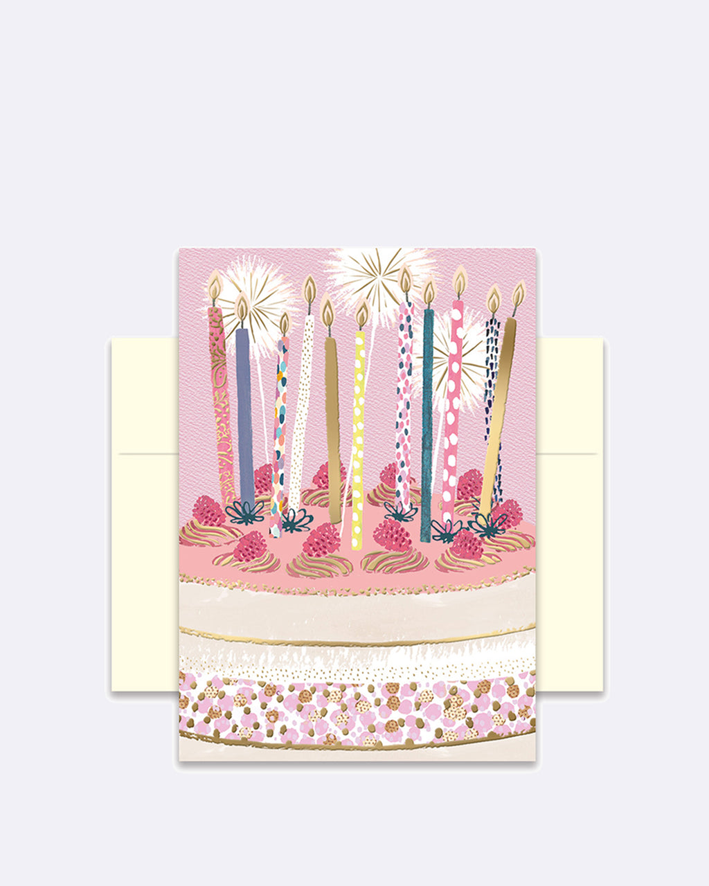 Doppelkarte - Birthday cake