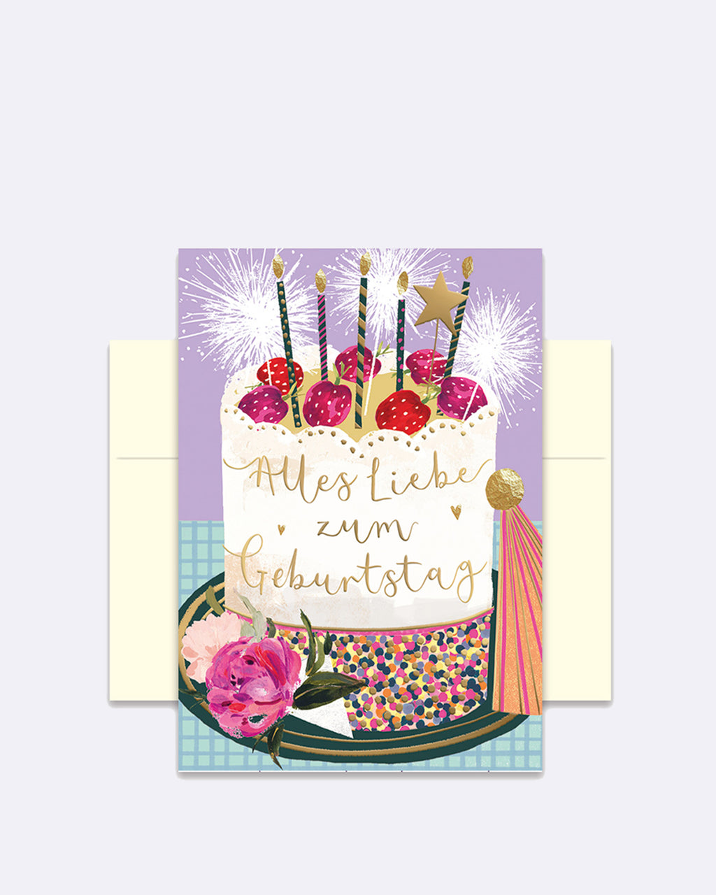 Doppelkarte - Alles Liebe zum Geburtstag
