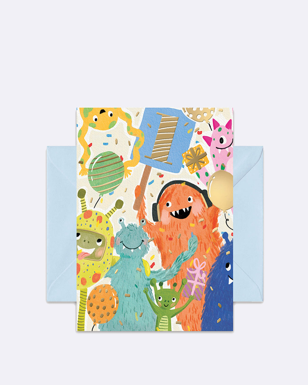 Doppelkarte - Birthday monsters
