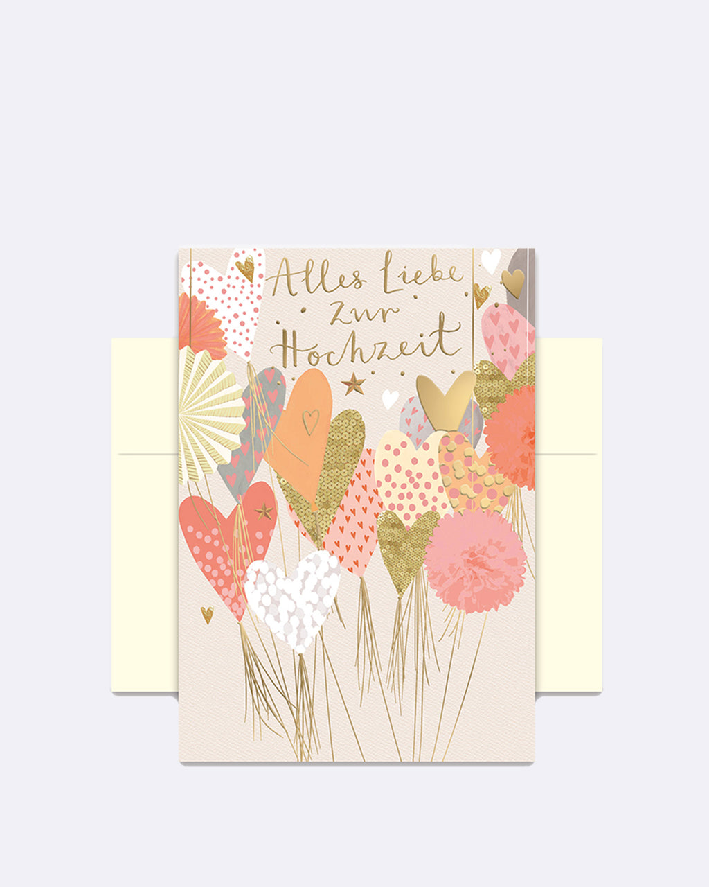 Doppelkarte - Alles Liebe zur Hochzeit