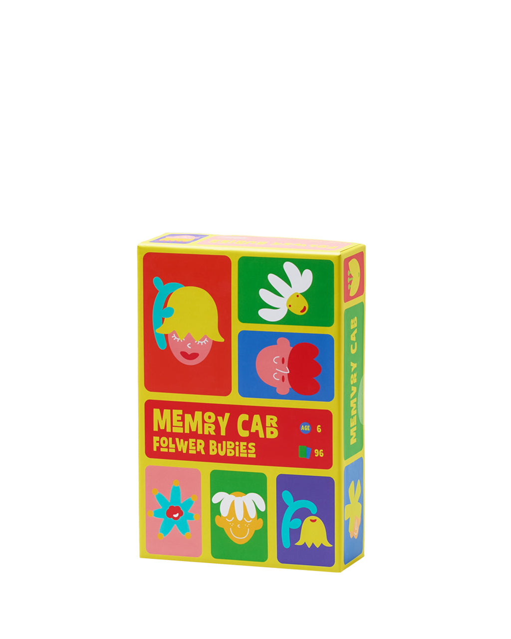 Memory card game -  flower faces
