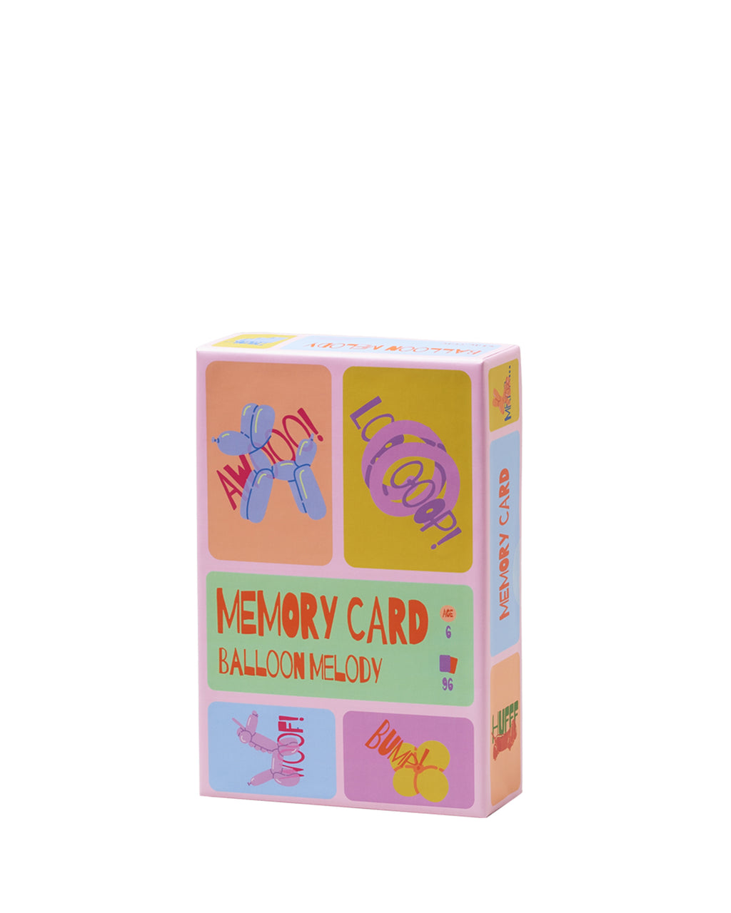 Memory card game -  balloons