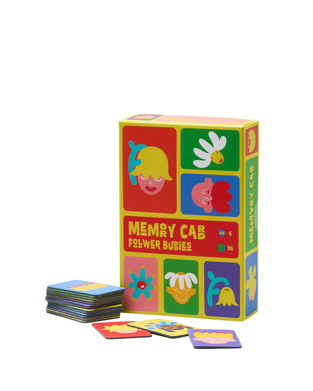 Memory card game -  flower faces