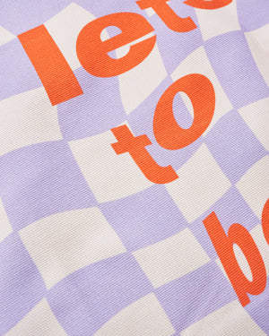 Organic Cotton Bag Let's go to the beach