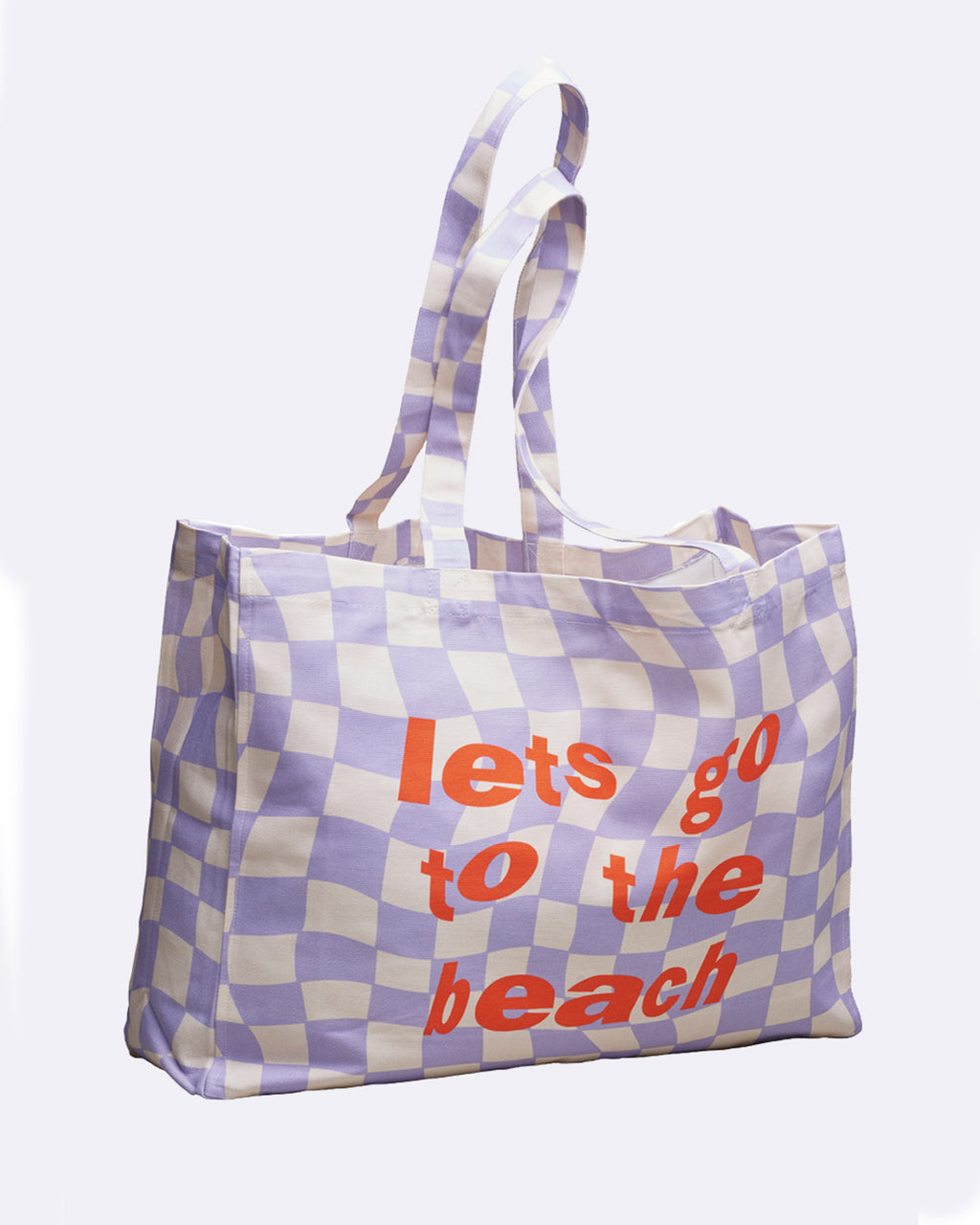 Organic Cotton Bag Let's go to the beach