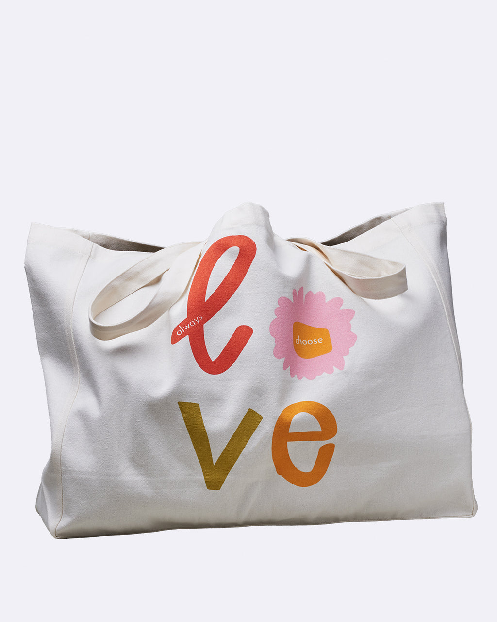 Organic Cotton Bag always choose love