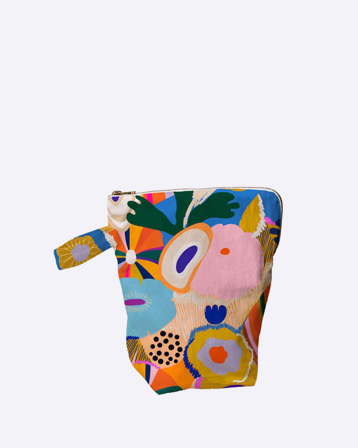 Design Kosmetiktasche - 100% Bio-Baumwolle - chic.mic - Kosmetiktasche Brust of Colors
