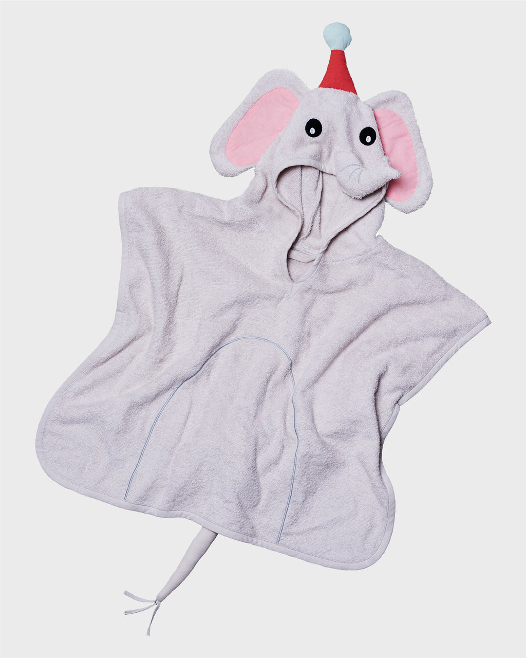 Organic Towel Poncho - Elephant