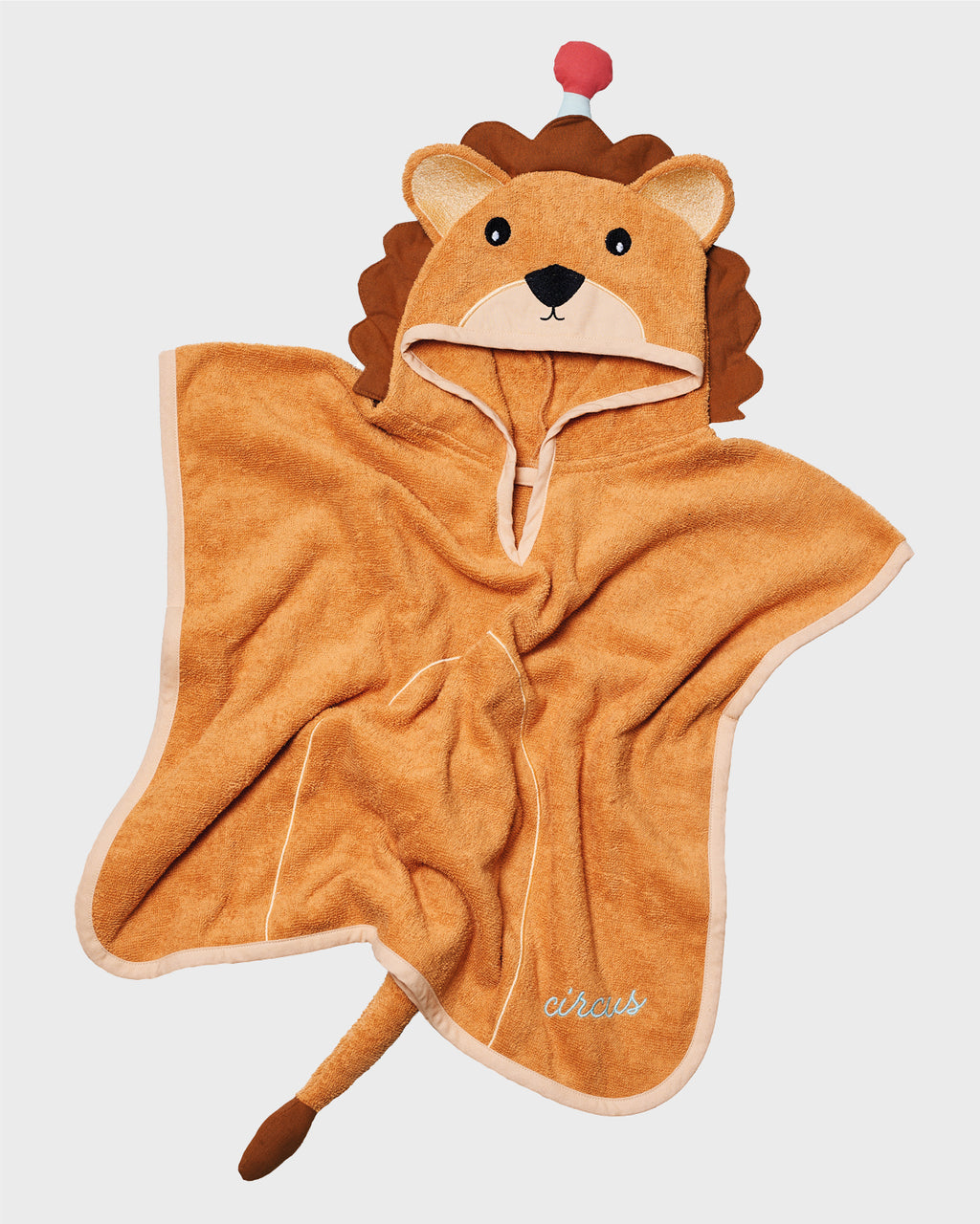 Organic Towel Poncho - Lion