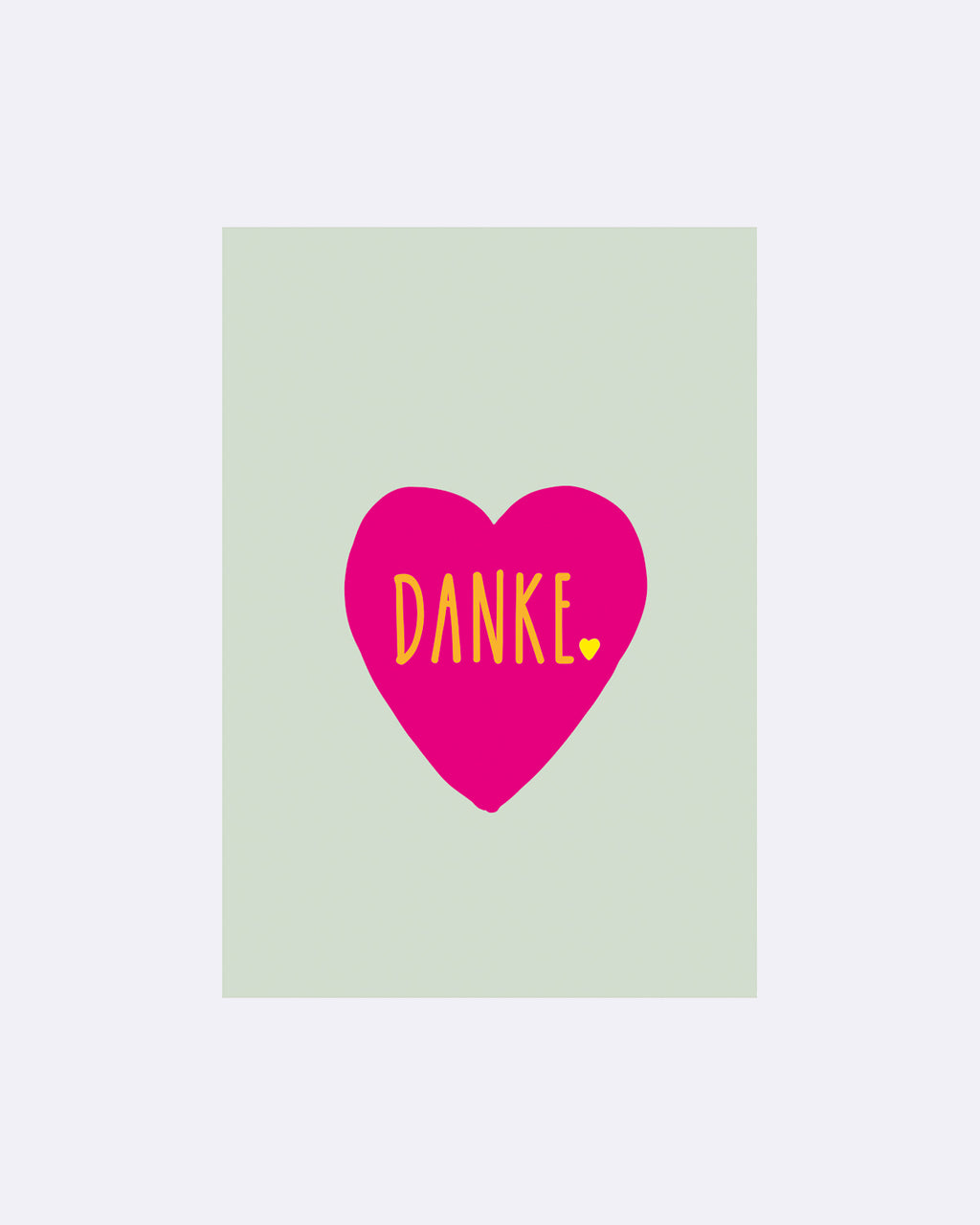Yay Card Postkarte - Danke Herz