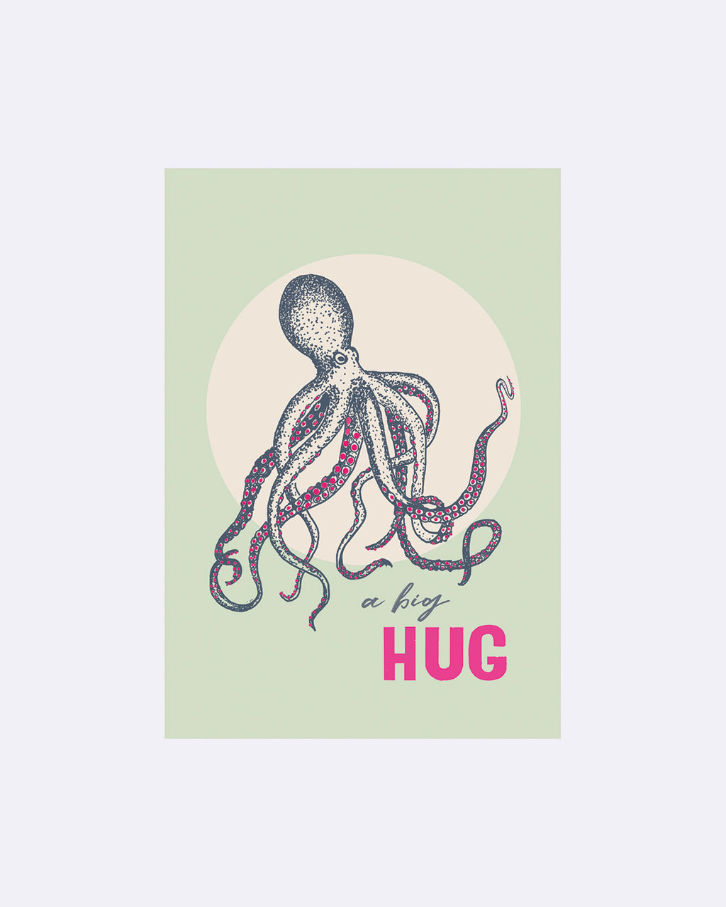 Yay Card Postkarte - Oktopus Hug