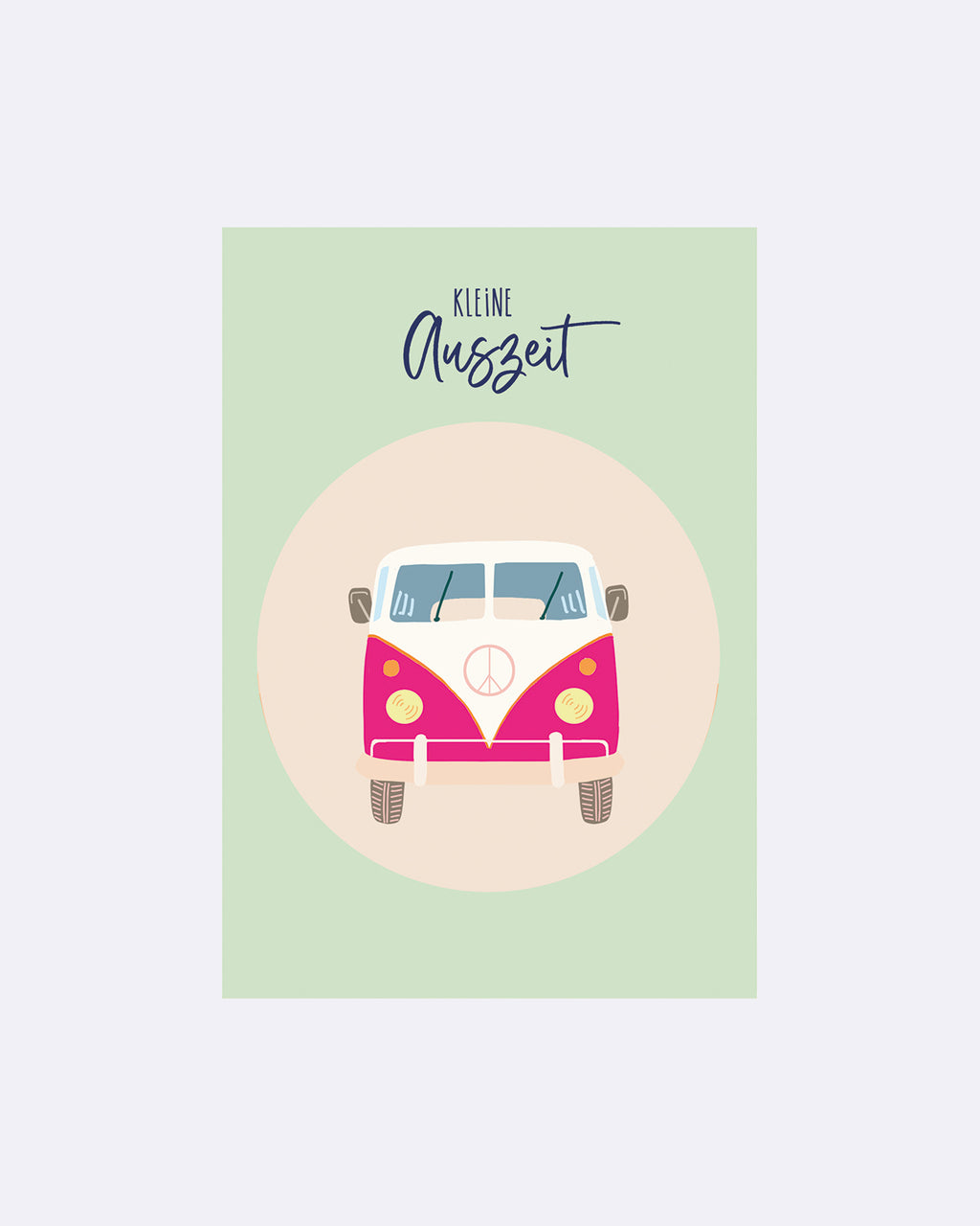 Yay Card Postkarte - Bulli Auszeit