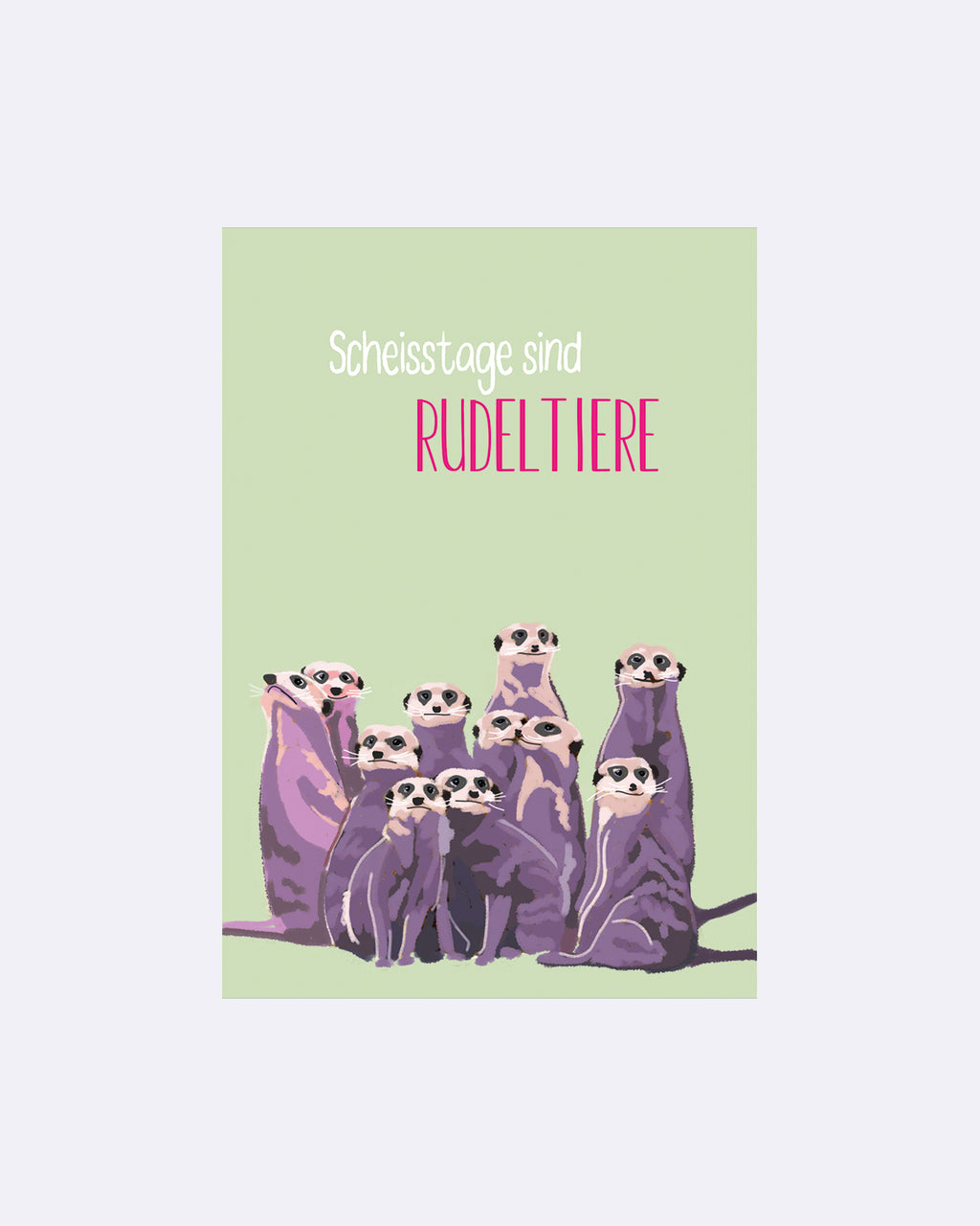 Yay Card Postkarte - Rudeltiere