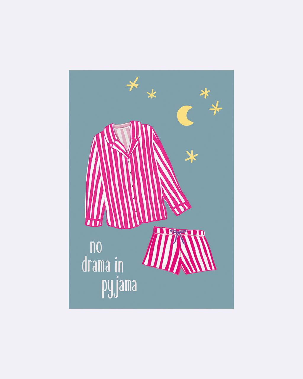 Yay Card Postkarte - Pyjama