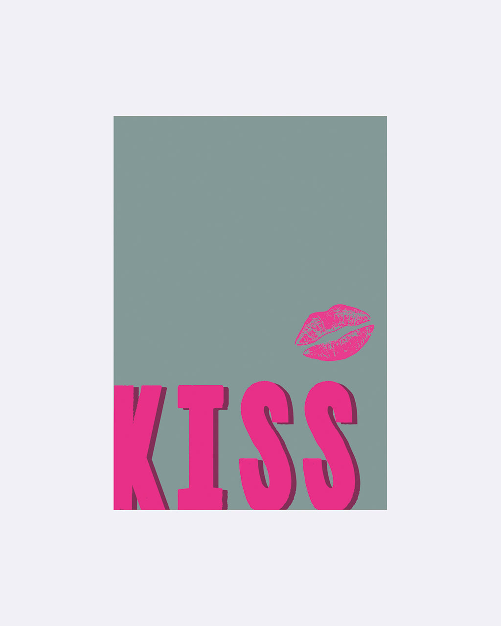 Yay Card Postkarte - Kiss