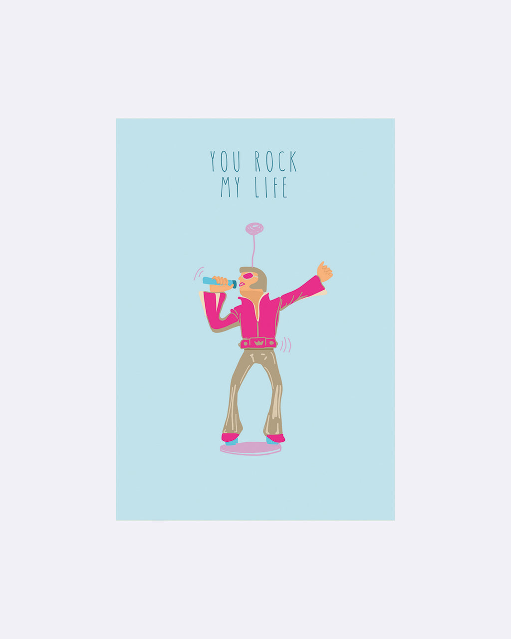 Yay Card Postkarte - Rock my life