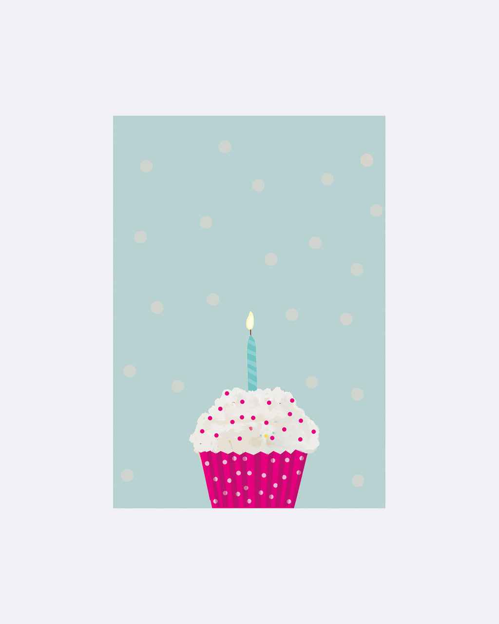 Yay Card Postkarte - Cupcake