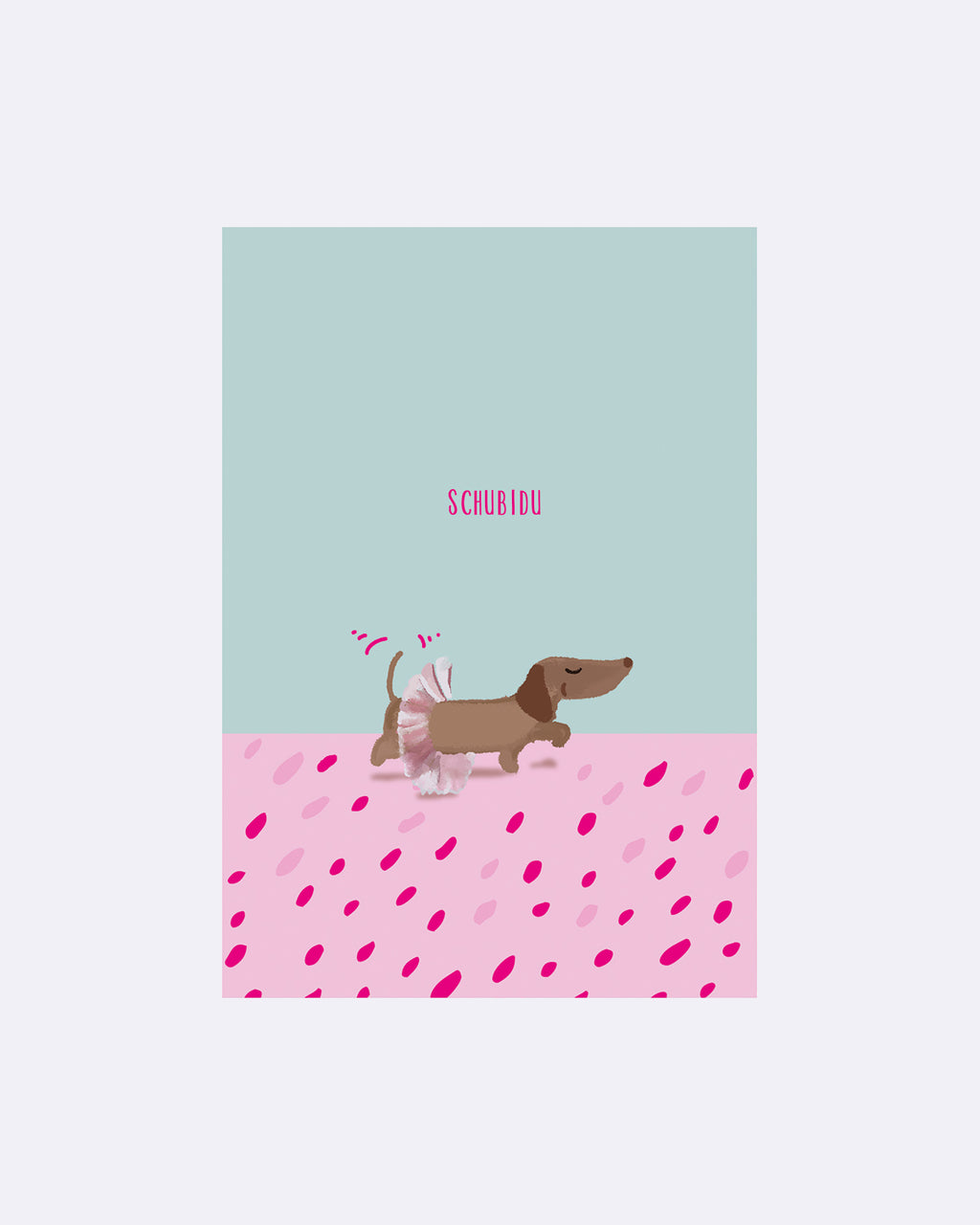 Yay Card Postkarte - Dackel Schubidu