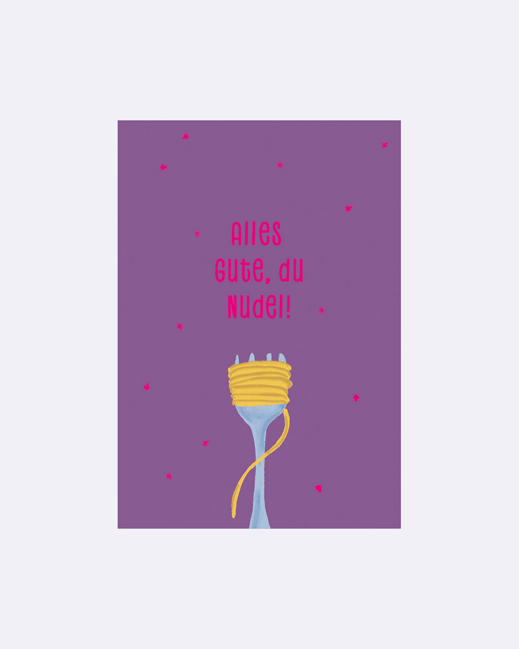 Yay Card Postkarte - Alles Gute, du Nudel