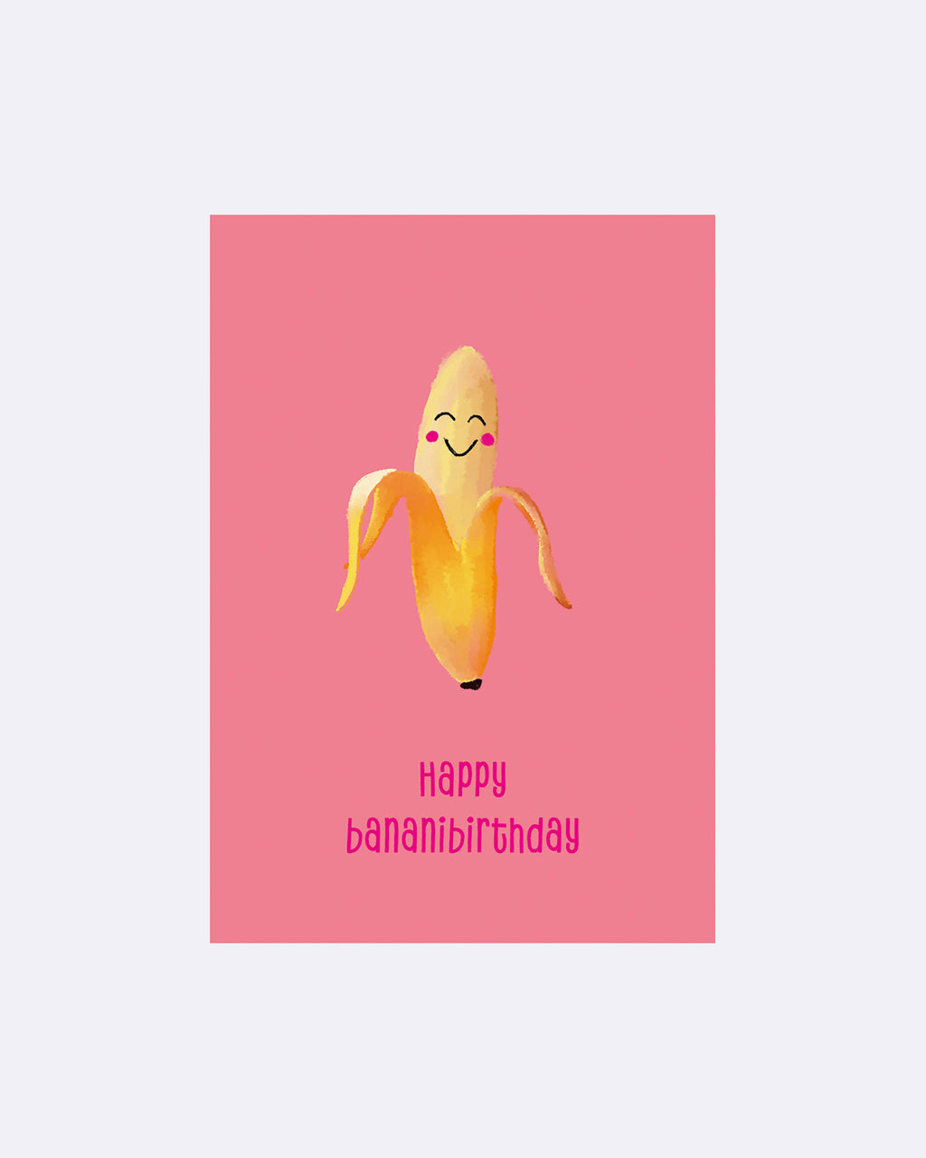 Yay Card Postkarte - Bananibirthday