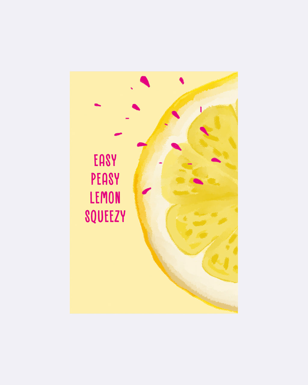Yay Card Postkarte - Lemon squeezy