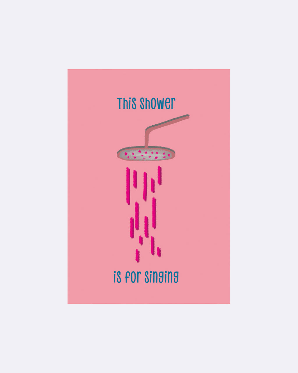 Yay Card Postkarte - Shower for singing