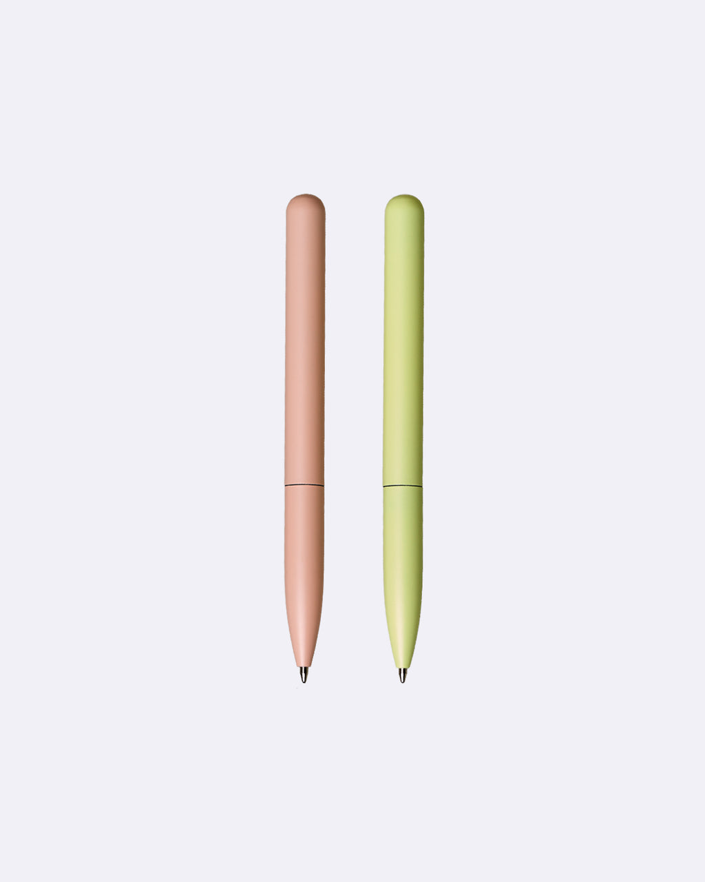 Ballpoint pen - peach & lime