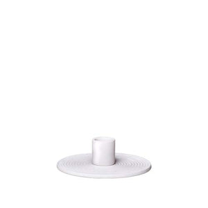 Kerzenhalter aus Keramik - Ø 2,3 cm - RUA single white ceramic - weiß