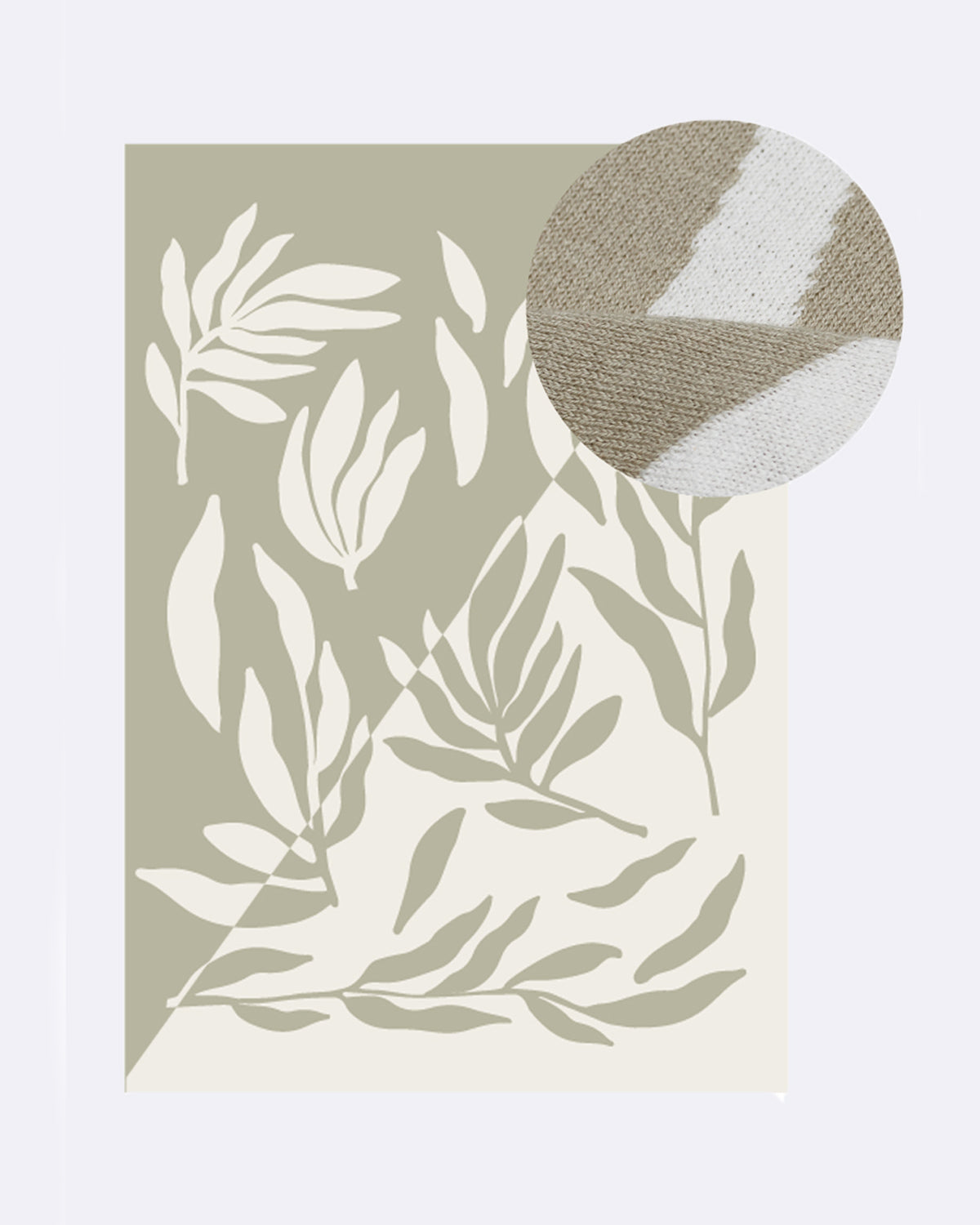 Feine Strickdecke - 140x200cm - 100% OEKO-TEX Baumwolle