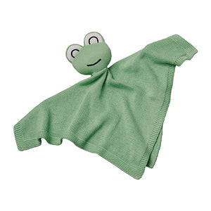 Schnuffeltuch für Babys & Kinder - 100% Baumwolle - chic.mic - Frosch -grün