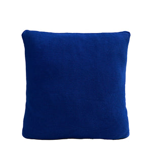 Kissen mit Kissenbezug - 50 x 50 cm - 100% OEKO-TEX Baumwolle - blau