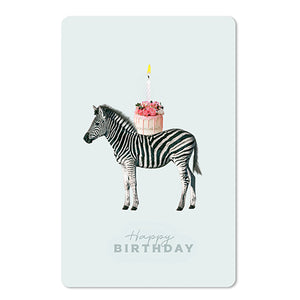 Geburtstagskarte - mini Postkarten - 8,5 x 13,5 cm - Geburtstag - happy birthday