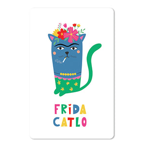 Mini Postkarten - 8,5 x 13,5 cm - Natur & Tiere - Katze - Frida Catlo