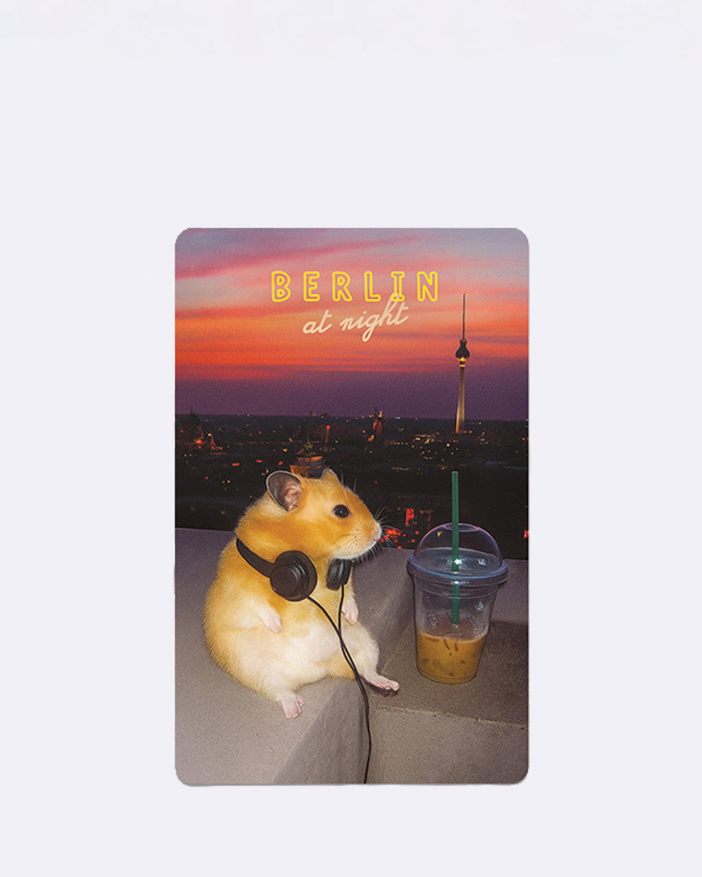 Mini Postkarten - Berlin at night