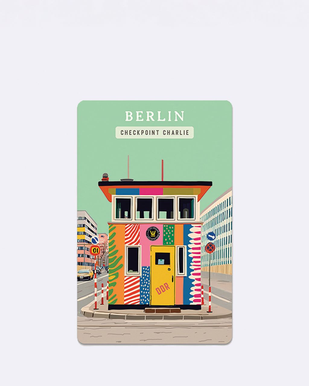 Mini Postkarten - Berlin Checkpoint Charlie