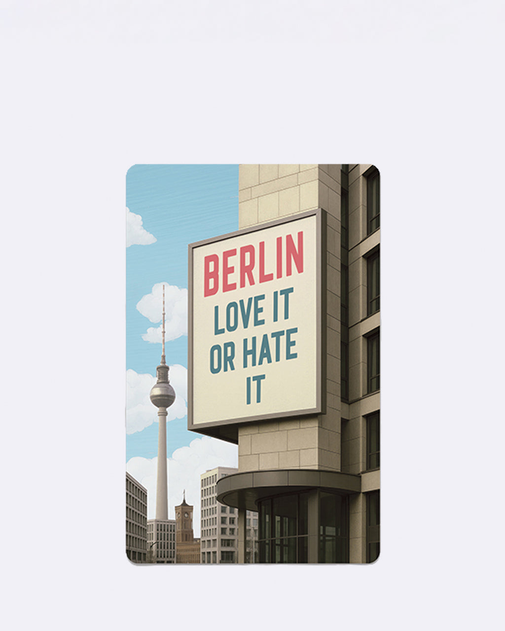 Mini Postkarten - Berlin Love it