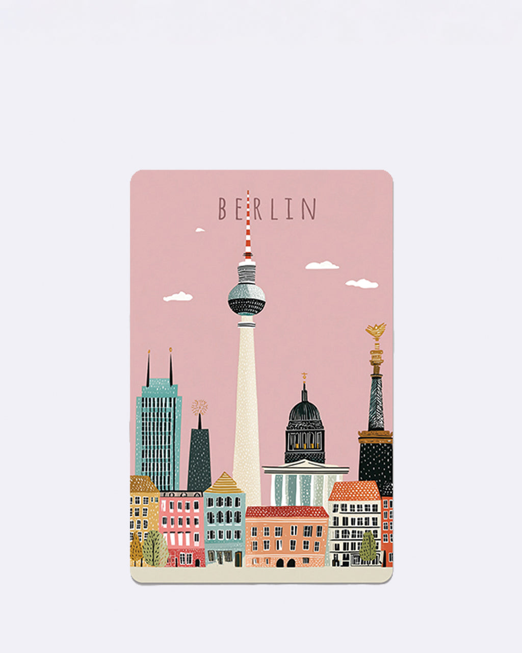 Mini Postkarten - Berlin Skyline