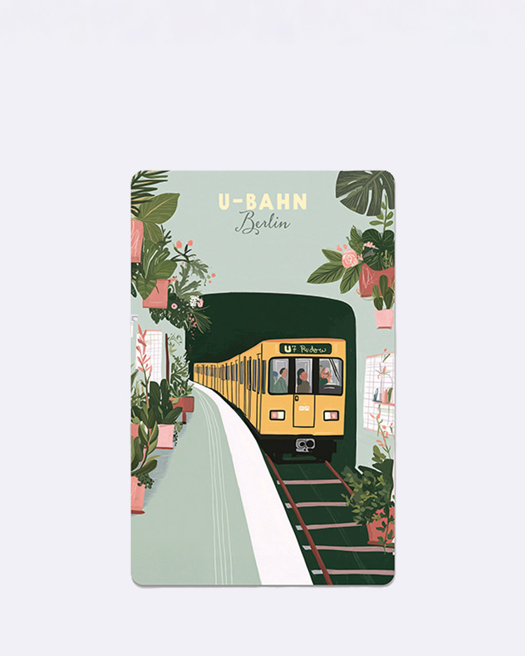 Mini Postkarten - Berlin U-Bahn 7
