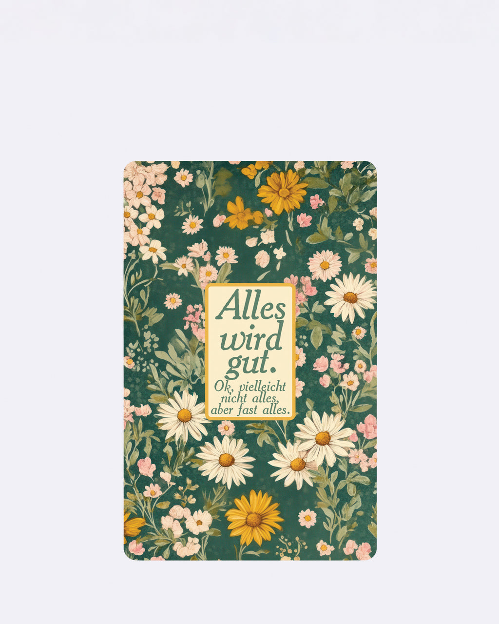 Mini Postkarten - Alles wird gut