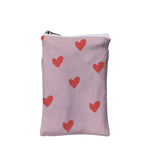 Wäschesack aus Bio-Baumwolle - 40x60 - Verschiedene Muster - hearts