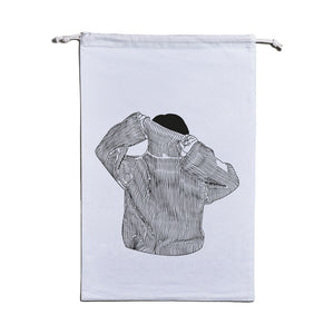 Wäschesack aus Bio-Baumwolle - 40x60 - Verschiedene Muster - clean sweater